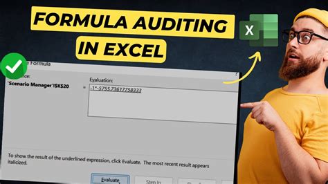 Formula Auditing in Excel